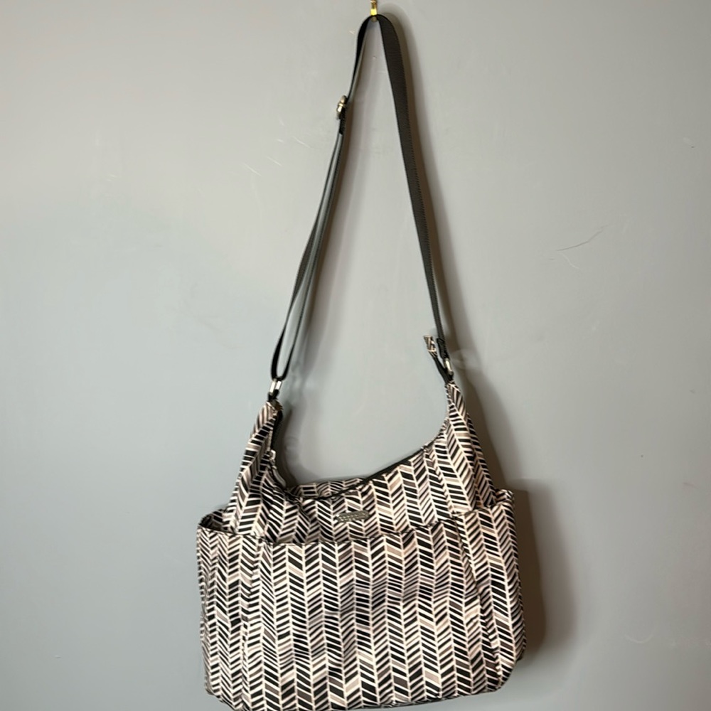 Baggallini Striped Crossbody Bag
